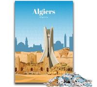 Puzzles for Adults Teens 1000 Pieces Travel to Algiers Family Fun for Is Ideal As A Gift for The Whole Family for And Age 14 Years Up (size 50x75cm)