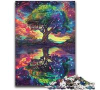 Puzzles for Adults Teens 1000 Pieces Tree of Life Puzzles for Adults,Challenging Game for Is Ideal As A Gift for The Whole Family (75x50cm)