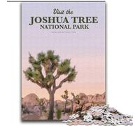 Puzzles for Adults Teens 1000 Pieces Visit Joshua Tree Challenging Family Activity Games DIY Toy for Home Wall Decor Gifts (38x52cm) 1000pcs