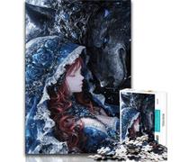 Puzzles for Adults Teens 1000pc Puzzle Anime Demon Girl,Educational Stress Relief Toy for Is Ideal As A Gift for The Whole Family 38x26cm