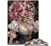 Puzzles for Adults Teens 1000pc Puzzle Anime Demon Girl Help The Brain Exercise Addictive Toys to Cultivate Patience Wall Decoration 26x38cm