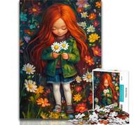 Puzzles for Adults Teens 1000pc Puzzle Anime Little Girl,Educational Stress Relief Toy for Is Ideal As A Gift for The Whole Family 38x26cm