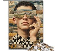 Puzzles for Adults Teens 1000pc Puzzle Art Human, Help The Brain Exercise Addictive Toys to Cultivate Patience Enhance Memory (Size 26x38cm)