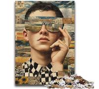 Puzzles for Adults Teens 1000pc Puzzle Art Human Toys Educational Games Stress Relieving Suitable for Desktop Decoration 50x75cm