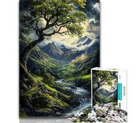 Puzzles for Adults Teens 1000pc Puzzle Beautiful And True Landscape,Decompressing Intellectual Educational Toy Educational Game for Birthday,Chrismas (75x50cm)