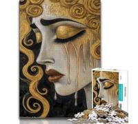 Puzzles for Adults Teens 1000pc Puzzle Beautiful Face of The Goddess,Educational Games Home Decoration Educational Game for Birthday,Chrismas (38x26cm)