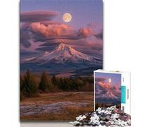 Puzzles for Adults Teens 1000pc Puzzle Beautiful Mountain River,Stress Reliever Difficult Challenge Is Ideal As Gifts for The Whole Family (75x50cm)