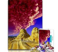 Puzzles for Adults Teens 1000pc Puzzle Beautiful Mountain River,Vibrant And Unique Design Relaxing & Challenging Puzzle Experience 38x26cm