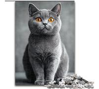 Puzzles for Adults Teens 1000pc Puzzle British Shorthair Cat Family Fun for Is Ideal As A Gift for The Whole Family for And Age 14 Years Up (size 26x38cm)