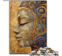 Puzzles for Adults Teens 1000pc Puzzle Buddha Oil Painting, for Educational Game Challenge Toy Unique Home Decor And Gifts (Size 50x75cm)
