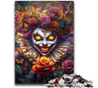 Puzzles for Adults Teens 1000pc Puzzle Clown Skeleton Help The Brain Exercise Addictive Toys to Cultivate Patience Wall Decoration 50x75cm