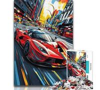 Puzzles for Adults Teens 1000pc Puzzle Cool Sports Car,Help The Brain Exercise Addictive Toys to Cultivate Patience Perfect Decoration 50x75cm