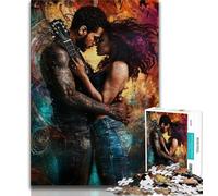 Puzzles for Adults Teens 1000pc Puzzle Couple Homme,Help The Brain Exercise Addictive Toys to Cultivate Patience Perfect Decoration 38x26cm