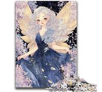 Puzzles for Adults Teens 1000pc Puzzle Elf Girl Help The Brain Exercise Addictive Toys to Cultivate Patience Suitable for Couples 26x38cm