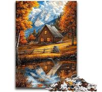 Puzzles for Adults Teens 1000pc Puzzle Fall Farm Help The Brain Exercise Addictive Toys to Cultivate Patience Wall Decoration 26x38cm
