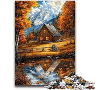 Puzzles for Adults Teens 1000pc Puzzle Fall Farm Help The Brain Exercise Addictive Toys to Cultivate Patience Wall Decoration 50x75cm