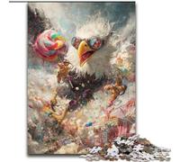 Puzzles for Adults Teens 1000pc Puzzle Fantasy Eagle, Challenging Game Toys Wall Decoration Unique Birthday And Xmas Gifts (Size 50x75cm)