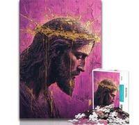 Puzzles for Adults Teens 1000pc Puzzle Fantasy Jesus,Challenging Game Toys for Is Ideal As A Gift for The Whole Family 50x75cm