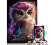 Puzzles for Adults Teens 1000pc Puzzle Fantasy Owl, Great Gift for Adults,for Is Ideal As A Gift for The Whole Family for And 14 Years Old 38x26cm
