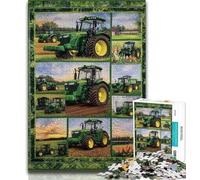 Puzzles for Adults Teens 1000pc Puzzle Farm Implement Tractor,Challenging Game Toys for Is Ideal As A Gift for The Whole Family (75x50cm)