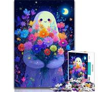 Puzzles for Adults Teens 1000pc Puzzle Flowers of The Dead,Educational Stress Relief Toy for Is Ideal As A Gift for The Whole Family 38x26cm