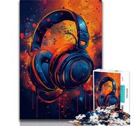 Puzzles for Adults Teens 1000pc Puzzle Gaming Headset,Challenging Game Toys for Is Ideal As A Gift for The Whole Family (75x50cm)