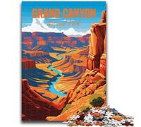 Puzzles for Adults Teens 1000pc Puzzle Grand Canyon National Park for 14+ Difficult to Complete But Fun And Humorous Birthday Gift (size 38x26cm)
