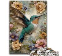 Puzzles for Adults Teens 1000pc Puzzle Hummingbird for And 14 Years And over Interesting Stress Reduction Gifts for Friends And Family 26x38cm