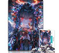 Puzzles for Adults Teens 1000pc Puzzle Japanese Anime Girl,Challenging Game Toys for Is Ideal As A Gift for The Whole Family (38x26cm)