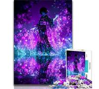 Puzzles for Adults Teens 1000pc Puzzle Japanese Female Ninja Warrior,Help The Brain Exercise Addictive Toys to Cultivate Patience Perfect Decoration (75x50cm)