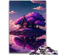 Puzzles for Adults Teens 1000pc Puzzle Japanese Style Challenging Game And Family Play Educational Game for Birthday, Chrismas 50x75cm