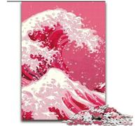 Puzzles for Adults Teens 1000pc Puzzle Japanese Style Waves, Family Entertainment Toys Is Ideal As Gifts for The Whole Family for 14+ (Size 50x75cm)