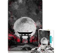 Puzzles for Adults Teens 1000pc Puzzle Japanese Torii Gate,Help The Brain Exercise Addictive Toys to Cultivate Patience Perfect Decoration (75x50cm)