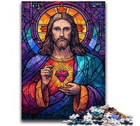 Puzzles for Adults Teens 1000pc Puzzle Jesus Art Learning Educational Toys Family Games Enhance Love between Couples 38x26cm