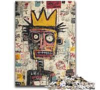 Puzzles for Adults Teens 1000pc Puzzle Modern Art by Basquiat Family Fun Fun at Home Activities, Birthday Present,Travel Gifts, for And 14 Years Old 26X38CM