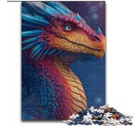 Puzzles for Adults Teens 1000pc Puzzle Mysterious Dragon, Elephant Toy Intellectual Game Birthday Present, Gifts, Wall Art for Ages 14+ (Size 26x38cm)