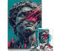 Puzzles for Adults Teens 1000pc Puzzle Mysterious Sculpture Art,Help The Brain Exercise Addictive Toys to Cultivate Patience Perfect Decoration (75x50cm)