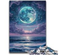 Puzzles for Adults Teens 1000pc Puzzle Nighttime Scene for 14+ Difficult to Complete But Fun And Humorous Birthday Gift 50x75cm
