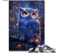 Puzzles for Adults Teens 1000pc Puzzle Owl, Analysis And Logic with Fully Interlocking Randomly Shaped Pieces for And Age 14 Years Up (size 26x38cm)