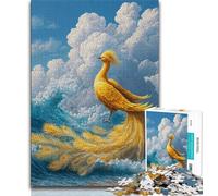 Puzzles for Adults Teens 1000pc Puzzle Phoenix,Challenging Game Toys for Is Ideal As A Gift for The Whole Family 50x75cm