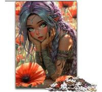 Puzzles for Adults Teens 1000pc Puzzle Poppy Girl Family Fun for Is Ideal As A Gift for The Whole Family for And Age 14 Years Up (size 26x38cm)