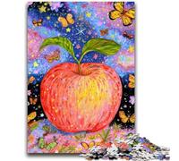 Puzzles for Adults Teens 1000pc Puzzle Red Apple Brain Teaser Game Educational Game for Birthday, Chrismas for for Age 14 26x38cm