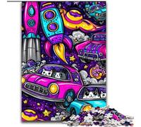 Puzzles for Adults Teens 1000pc Puzzle Rocket, Family Entertainment Toys Is Ideal As Gifts for The Whole Family for 14+ (Size 50x75cm)
