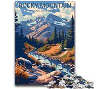 Puzzles for Adults Teens 1000pc Puzzle Rocky Mountain National Park Educational Game Challenge Toy Wall Decoration Unique Birthday And Xmas Gifts (size 38x26cm)