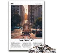 Puzzles for Adults Teens 1000pc Puzzle San Francisco Challenging Game And Family Play Educational Game for Birthday, Chrismas (size 50x75cm)