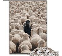 Puzzles for Adults Teens 1000pc Puzzle Sheep Help The Brain Exercise Addictive Toys to Cultivate Patience Great Gift (size 50x75cm)