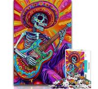 Puzzles for Adults Teens 1000pc Puzzle Skeleton,Challenging Game Toys for Is Ideal As A Gift for The Whole Family (75x50cm)