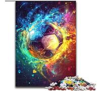 Puzzles for Adults Teens 1000pc Puzzle Space Football, Train Your Brain And Hands Unique Birthday And Gifts for Age 14+ 26x38cm