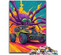 Puzzles for Adults Teens 1000pc Puzzle Spider Racing Decompressing Intellectual Educational Toy Great Gifts And Toys 26x38cm