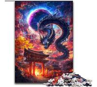 Puzzles for Adults Teens 1000pc Puzzle Torii Gate Dragon Help The Brain Exercise Addictive Toys to Cultivate Patience Great Gift (size 50x75cm)